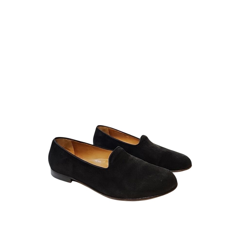 Vintage To Boot Mens Black Suede Slip On Loafers 9.5 V419